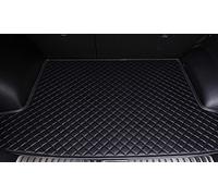 Alfombra De Maletero Alfombrilla para Maletero Coche para Mercedes para Benz Clase S W222 C217 2014-2020 Cuero para(Todo Negro,Size 2)
