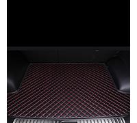 Alfombra De Maletero Esteras para Maletero Coche Cuero Personalizadas para Toyota para Corolla para Altis 2014-2018 Alfombrilla para Suelo Trasero Bandeja Alfombra(Negro Rojo)