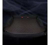 Alfombra De Maletero Esteras para Maletero Coche Personalizadas para Nissan para X-Trail para Rogue para XTrail T30 T31 T32 2001-2018 Alfombrilla Trasera Cuero Alfombra(Monolithic Black Red)