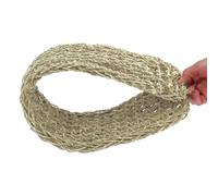 Alfombra de mar para pájaros, Hamaca tejida de mar natural para pájaros, accesorios de jaula de mascar - para canario Loro Hamster Inseparable Pinzón Calopsitte Dragon Barbudo