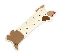 Alfombra de mesita de noche con forma de perro - Acento peludo del suelo del perro salchicha, alfombra irregular para cachorros, novedad de peluche con diseño en forma de animal, acogedora alfombra