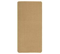 Alfombra de Misento Sisal Hecha de Alfombra Tejida Plana de Fibra 100% Natural Uni, 50 x 80 cm