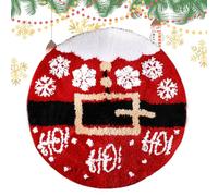 Alfombra De Navidad,Alfombras De Baño De Navidad,Alfombra De Copo De Nieve De Cachemira De Imitación Para Baño | Decoración navideña antideslizante, alfombras lavables a máquina para sala de estar, do