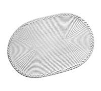 Alfombra De Noche Tejida A Mano Alfombra De Noche Tejida A Mano De A Poliéster Suave Plegable No Moho De Color Puro para Dormitorio Sal (Blanco)