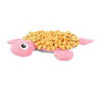 Alfombra De Olfateo Flamingo Tortuga Para Cachorros 38x39cm Ocre/Rosa
