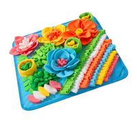 Alfombra de olfateo para perros, alfombra de olfateo para mascotas - Alfombra para comer lentamente, almohadillas de olor para perros para estimulación y enriquecimiento mental, juguetes interactivos