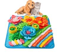 Alfombra de olfato para mascotas, almohadilla de lana resistente a los rasgones | Manta Interactiva De Alimentación Lenta De Cincuenta Centímetros Cuadrados, Juguete De Entrenamiento Ligero Y Do