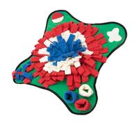 Alfombra de Olfato para Perros, Entrenamiento Interactivo, Forro Polar | Juego Interior en Casa, para Snacks y Pienso, Diseño Creativo, Tonalidad Brillante, Calma y Entretenimiento