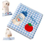 Alfombra De Olor Dispensador De Delicias Para Perro - Plegable Interactivo Con Silbato | Alfombra Dispensador De Alimentos Con Excavación Para Perros - Para Interior Exterior Jardín Salón Parque Baile