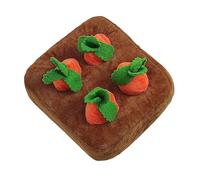 Alfombra de Olor para Cachorros - Juguete de búsqueda de Comida de Peluche para Zanahorias, Alfombra de Estimulante Cerebro, Herramienta de Entrenamiento de alimentación cómoda | Soporte