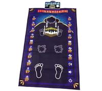 Alfombra de oración infantil interactiva electrónica - Alfombra educativa con guía de audio, Surahs, Wudu, brújula integrada - 6 idiomas - Regalo musulmán Ramadán Aid Aprendizaje Salat (azul oscuro)