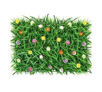 Alfombra de pared de césped artificial verde para instalación vertical de jardín en entornos residenciales y comerciales, incluyendo salas de estar y cafeterías (3)