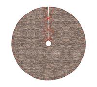 Alfombra de pared de ladrillo. Patrón de Navidad, falda de árbol de Navidad, a cuadros, decoración de fiesta