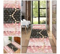 Alfombra de Pasillo, Alfombra Corredor para Puerta Cocina Pasillo, Alfombras Cocina Lavable Antideslizante, 40 x 80 cm Alfombra Larga Entrada Casa Interior, Alfombra para Salón Lavadero Dormitorio