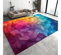 Alfombra De Pasillo Antideslizante Alfombra De Cocina Moderna Alfombra De Pasaje, Lavable A Máquina para Salón, Dormitorio, Vestíbulo De Entrada,Rayas De Textura Geométrica Abstracta 16-9379005790361