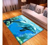 Alfombra De Pasillo Antideslizante Alfombra De Cocina Moderna Alfombra De Pasaje, Lavable A Máquina para Salón, Dormitorio, Vestíbulo De Entrada,Animales Coloridos 40 X 60 Cm -8867445993675