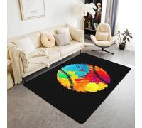 Alfombra De Pasillo Antideslizante Alfombra De Cocina Moderna Alfombra De Pasaje, Lavable A Máquina para Salón, Dormitorio, Vestíbulo De Entrada,Baloncesto 140 X 200 Cm /2904865503806