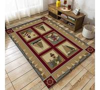 Alfombra De Pasillo Antideslizante Alfombra De Cocina Moderna Alfombra De Pasaje, Lavable A Máquina para Salón, Dormitorio, Vestíbulo De Entrada,Herramientas De Navegación 200 X 300 Cm -4861566122795