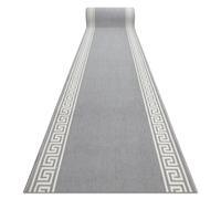 Alfombra de pasillo BCF MORAD Grek griego gris 120 cm 120x800 cm