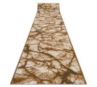 Alfombra de pasillo BCF MORAD Mármol griego beige / oro gris 60 cm 60x470 cm