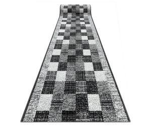 Alfombra de pasillo BCF RAFIA gris 100 cm 100x500 cm