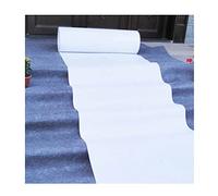 Alfombra de pasillo blanca de 70 g/m² de grosor, esencial, decoración de fiesta de Navidad, accesorios para bodas, elegante decoración de pasillos para eventos