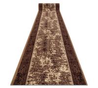 Alfombra de pasillo con refuerzo de goma 80 cm STARK beige 80x900 cm