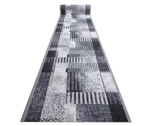 Alfombra de pasillo con refuerzo de goma ESSENZA gris 120 cm 120x250 cm