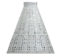 Alfombra de pasillo con refuerzo de goma LOTUS OASIS 43570 Boho beige lavable 80cm 80x190 cm