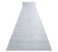 Alfombra de pasillo con refuerzo de goma LOTUS SMOOTH 52421 Melange gris lavable 60cm 60x1050 cm