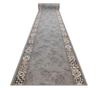 Alfombra de pasillo con refuerzo de goma MURCIA AZULEJOS DE LISBOA Marco antideslizante gris 80cm 80x250 cm