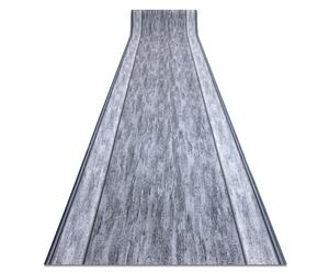 Alfombra de pasillo con refuerzo de goma RAMA gris 100cm 100x300 cm