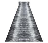 Alfombra de pasillo con refuerzo de goma TOLTEC gris 80 cm 80x340 cm