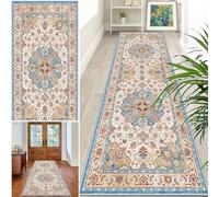 Alfombra de Pasillo Corredor Absorbente Alfombras Cocina Lavable Antideslizante 60 x 80 cm Alfombra Recibidor Entrada Interior Larga Alfombrilla para áreas Lavanderia Hall Dormitorio Sala Tapete