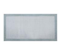 Alfombra de pasillo de algodón azul perla 60 × 200 cm ASTER