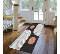 Alfombra de pasillo extra larga, 100 cm, 1,5 m, 2 m, 250 cm, 300 cm, 4 m, 5 m, 6 m, para pasillo, cocina, balcón, entrada, alfombras de área estrecha con respaldo antideslizante ( Size : 80×300cm )