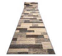 Alfombra de pasillo KARMEL Deski tableros caramelo gris 70cm 70x680 cm