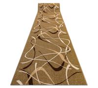 Alfombra de pasillo KARMEL FRYZ - CHOCO marrón claro 70 cm 70x770 cm