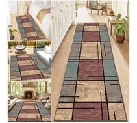 Alfombra de Pasillo Larga Antideslizante Alfombra Estrecha Pasillo Lavable Absorbente Felpudo de Entrada Tapete Cocina Alfombra de Corredor Pasillo Alfombra de Cocina para Dormitorio 110 x 280 cm