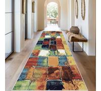 Alfombra de pasillo larga antideslizante lavable moderna para entrada, sala de estar, dormitorio, lavandería, 70 x 300 cm