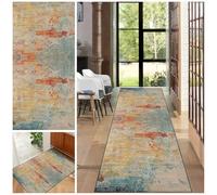 Alfombra de Pasillo Largo, Alfombra Cocina Lavable Antideslizante Alfombra Moderna Pasillo Entrada Felpudo Pasillo Larga 70 x 350 cm Alfombra Hall Entrada para Pasillo Cocina Puerta Alfombra de área