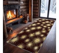 Alfombra de pasillo lavable 80 x 240 cm Lujo enojado, Abstracto Universo Cielo Estrellado Estrellado Alfombra de paso Cocina - Rojo Oscuro Moqueta Suave Descenso de Cama Antideslizante Decoración