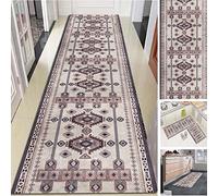 Alfombra de pasillo lavable antideslizante para escaleras y entradas, ideal para sala de estar y dormitorio, 40-120 cm de ancho disponible