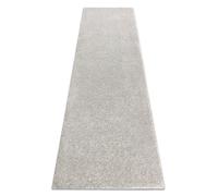 rugsx Alfombra de Pasillo Santa FE Plano, Monocolor, para la Cocina, vestíbulo, Pasillo, Entrada Creme 70x200 cm