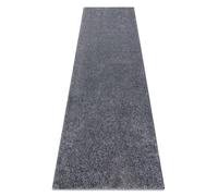 Alfombra de pasillo SANTA FE gris 97 llanura color sólido 100x350 cm