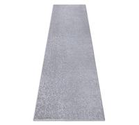 Alfombra de pasillo SANTA FE plata 92 llanura color sólido 100x300 cm