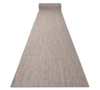 Alfombra de pasillo sisal SION Mezcla Tejido plano beige 80cm 80x200 cm