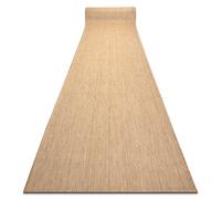Alfombra de pasillo sisal SION Mezcla Tejido plano natural crudo 70cm 70x770 cm