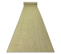 Alfombra de pasillo sisal SION Mezcla Tejido plano verde 100cm 100x300 cm