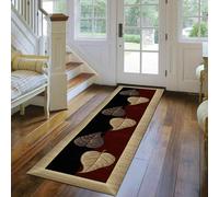 Alfombra de pasillo tradicional, alfombra larga lavable para dormitorio, balcón, entrada, 1,5 m, 2 m, 2,5 m, 3 m, 3,5 m, 4 m, 4,5 m, 5 m, 6 m, respaldo antideslizante, alfombra para piso de cocina ( S